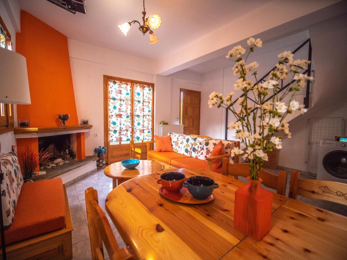 Orange House For Big Families In Damouchari - Delicious Houses 外观 照片