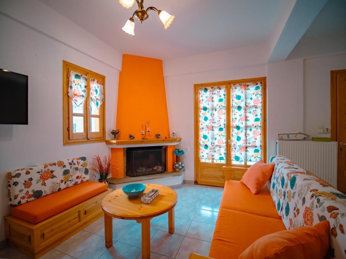 Orange House For Big Families In Damouchari - Delicious Houses 外观 照片