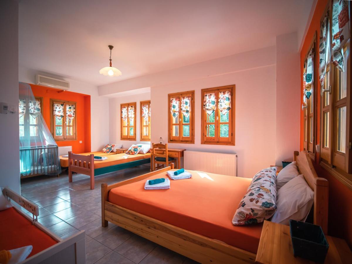Orange House For Big Families In Damouchari - Delicious Houses 外观 照片