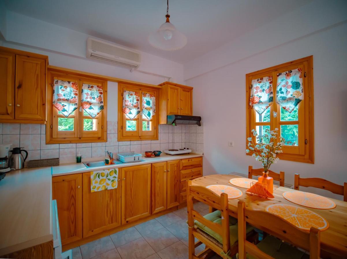 Orange House For Big Families In Damouchari - Delicious Houses 外观 照片