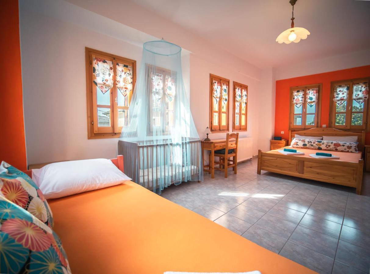 Orange House For Big Families In Damouchari - Delicious Houses 外观 照片